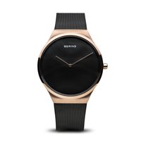 Armbanduhr Bering Classic Collection in Vernickelt stahl roségold 12138-166 - 12138-166